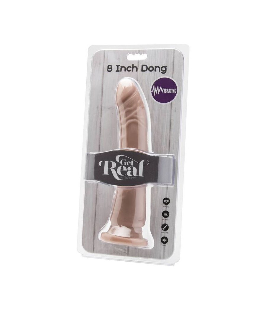 GET REAL - PELE VIBRANTE DONG 20,5 CM