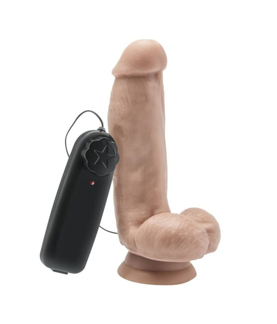 GET REAL - GODE 12 CM AVEC BILLES VIBRATEUR SKIN