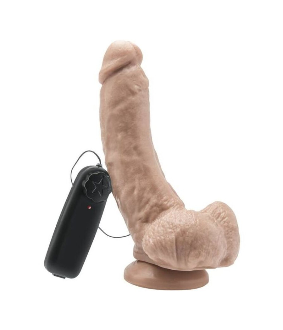 GET REAL - DILDO 20,5 CM MIT KUGELN VIBRATOR HAUT