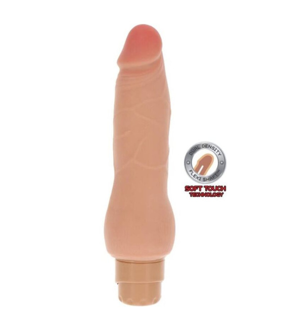 GET REAL - GLATTE VIBRATORHAUT MIT DUAL DICHTE