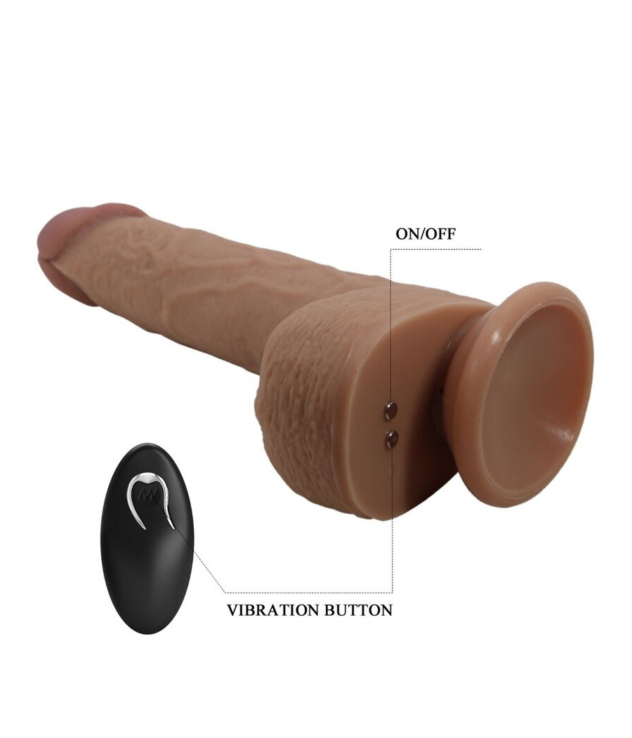 PRETTY LOVE - TOMMY REALISTIC DILDO VIBRATOR 22.5 CM