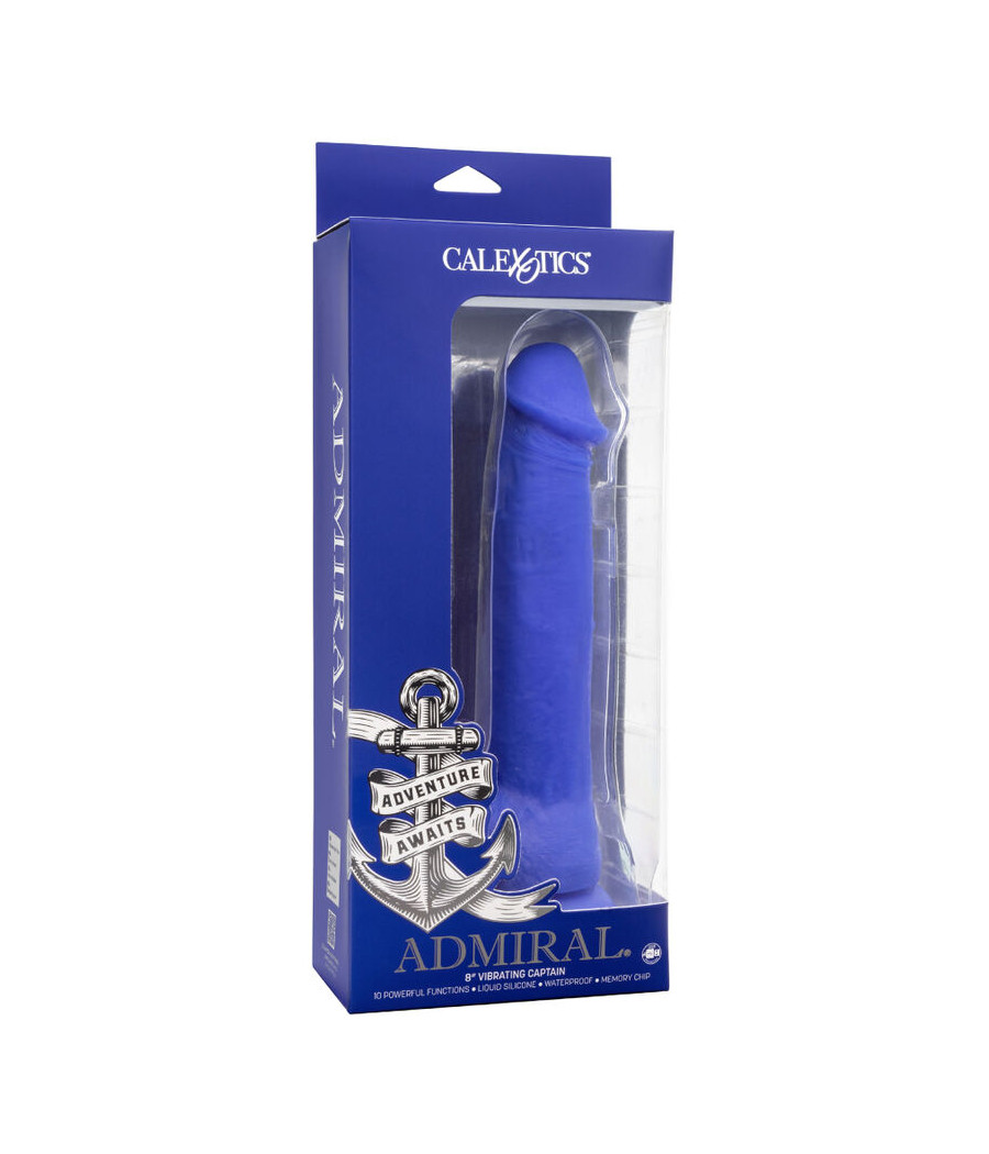 CALEXOTICS - ADMIRAL VIBRATORE DILDO REALISTICO DEL CAPITANO BLU