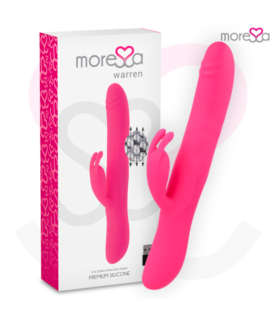 MORESSA - WARREN IMPULSOR OSCILANTE Y POTENTE VIBRACIÓN PREMIUM SILICONA RECARGABLE