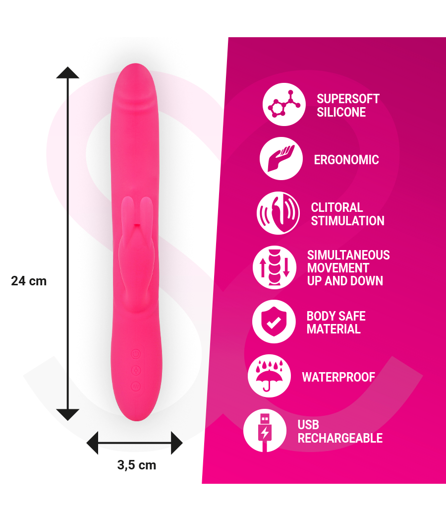 MORESSA - WARREN IMPULSOR OSCILANTE Y POTENTE VIBRACIÓN PREMIUM SILICONA RECARGABLE