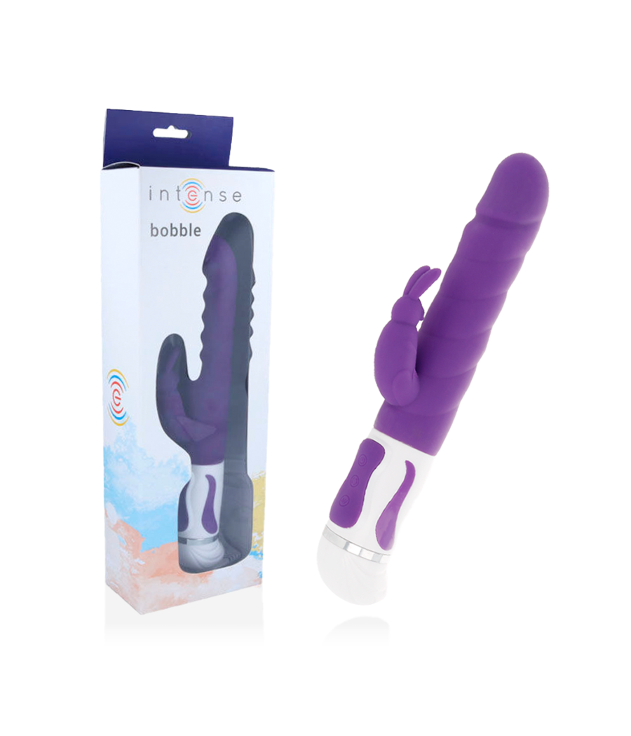 INTENSE - VIBRATEUR BOBBLE ROTATEUR SILICONE LILAS
