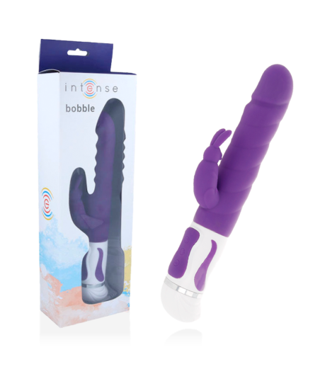 INTENSE - VIBRATEUR BOBBLE ROTATEUR SILICONE LILAS