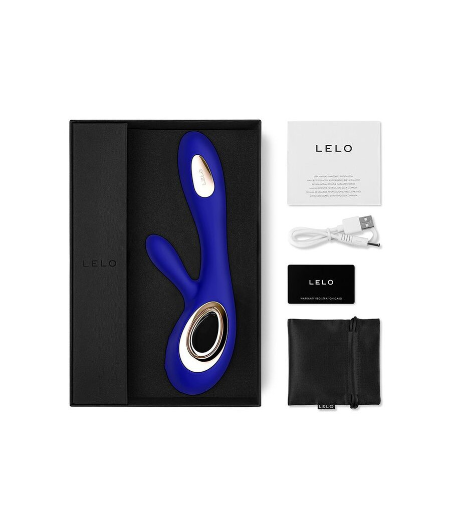 LELO - SORAYA WAVE VIBRADOR COELHO MEIA NOITE AZUL