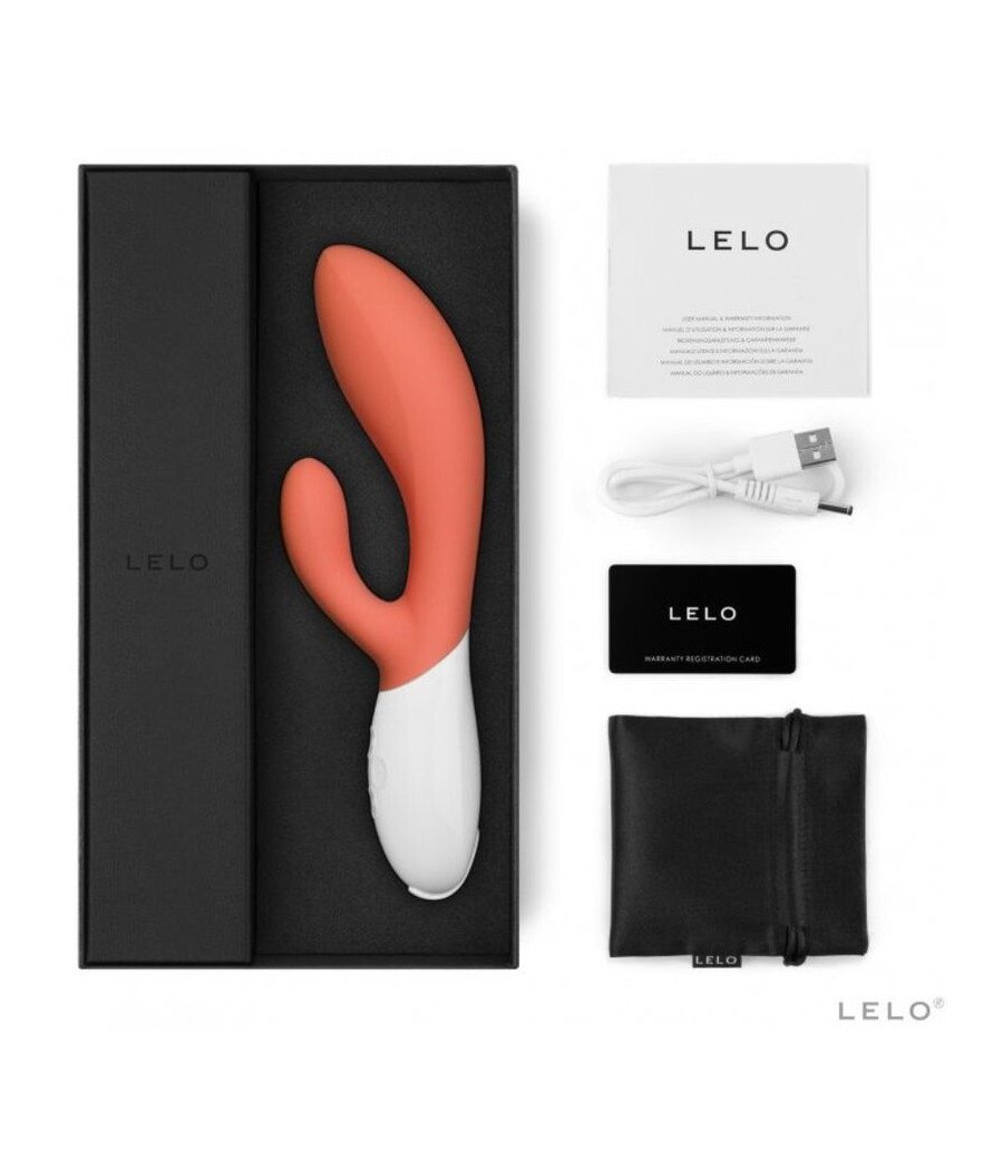 LELO - INA 3 VIBRADOR RABBIT LUJO CORAL