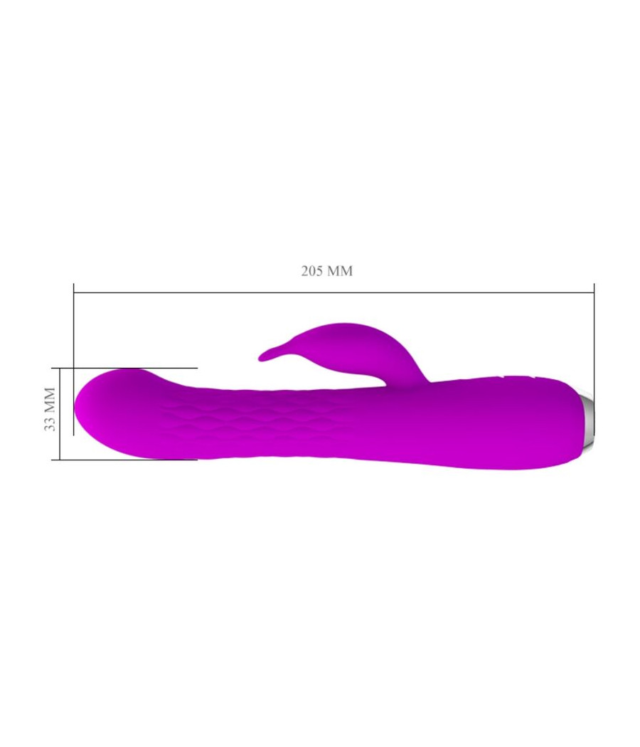 PRETTY LOVE - MOLLY VIBRADOR CON ROTACIÓN RECARGABLE