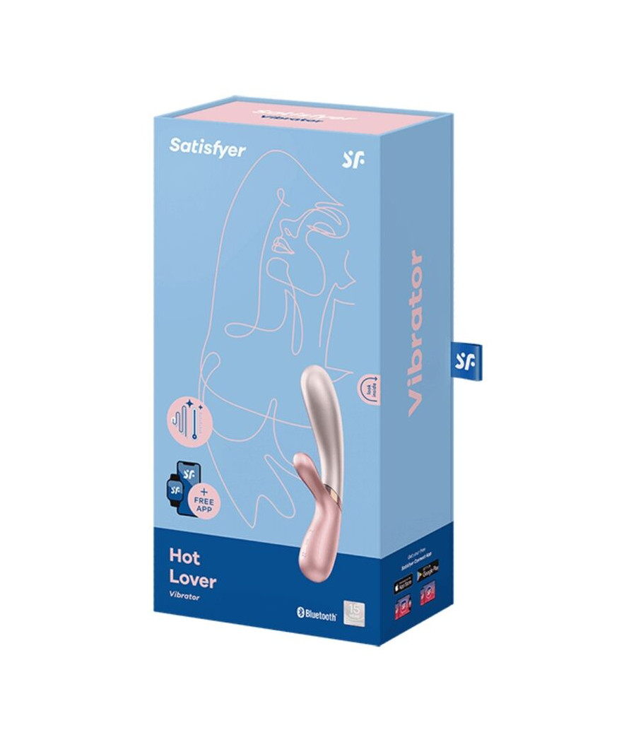 SATISFYER - VIBRADOR HOT LOVER ROSA & BEGE