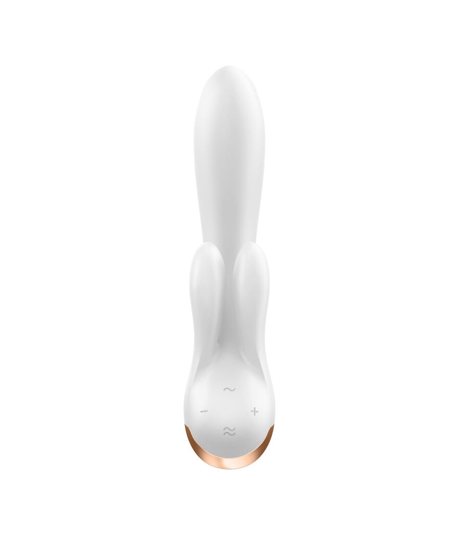 SATISFYER - APP VIBRATORE DOPPIO FLEX BIANCO