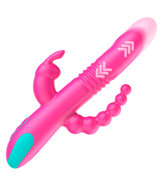 HAPPY LOKY - DONALD TRIPLE STIMULATION : ANALE, POINT G ET CLITORIS + TÉLÉCOMMANDE WATCHME