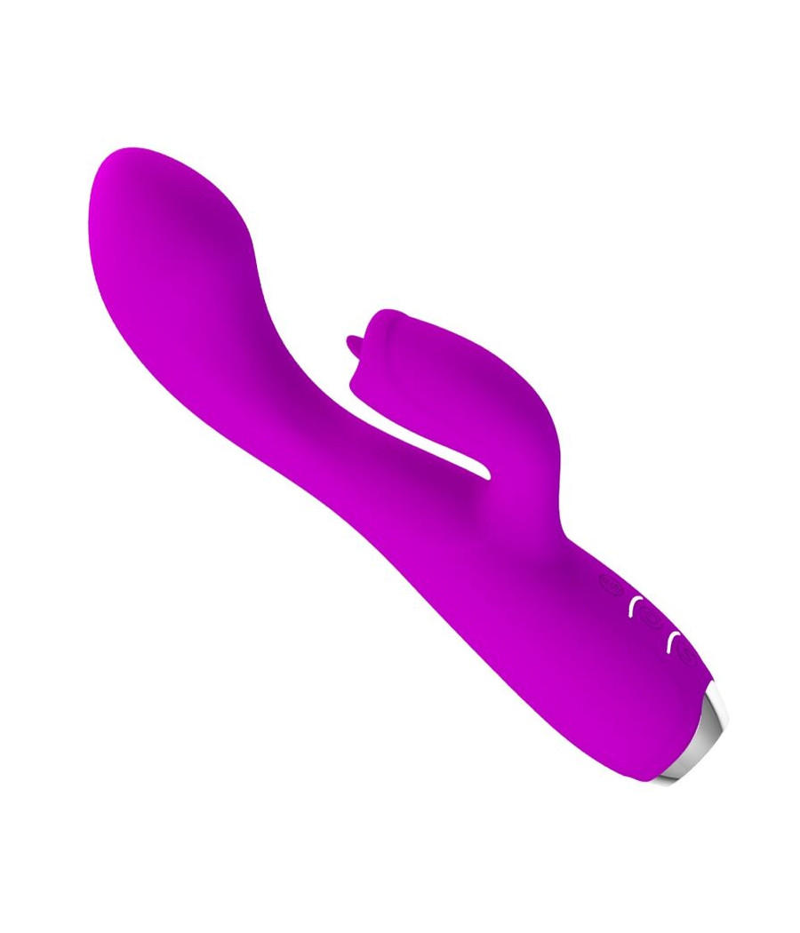 PRETTY LOVE - GLORIA RECHARGEABLE RABBIT VIBRATOR-WATERPROOF PURPLE