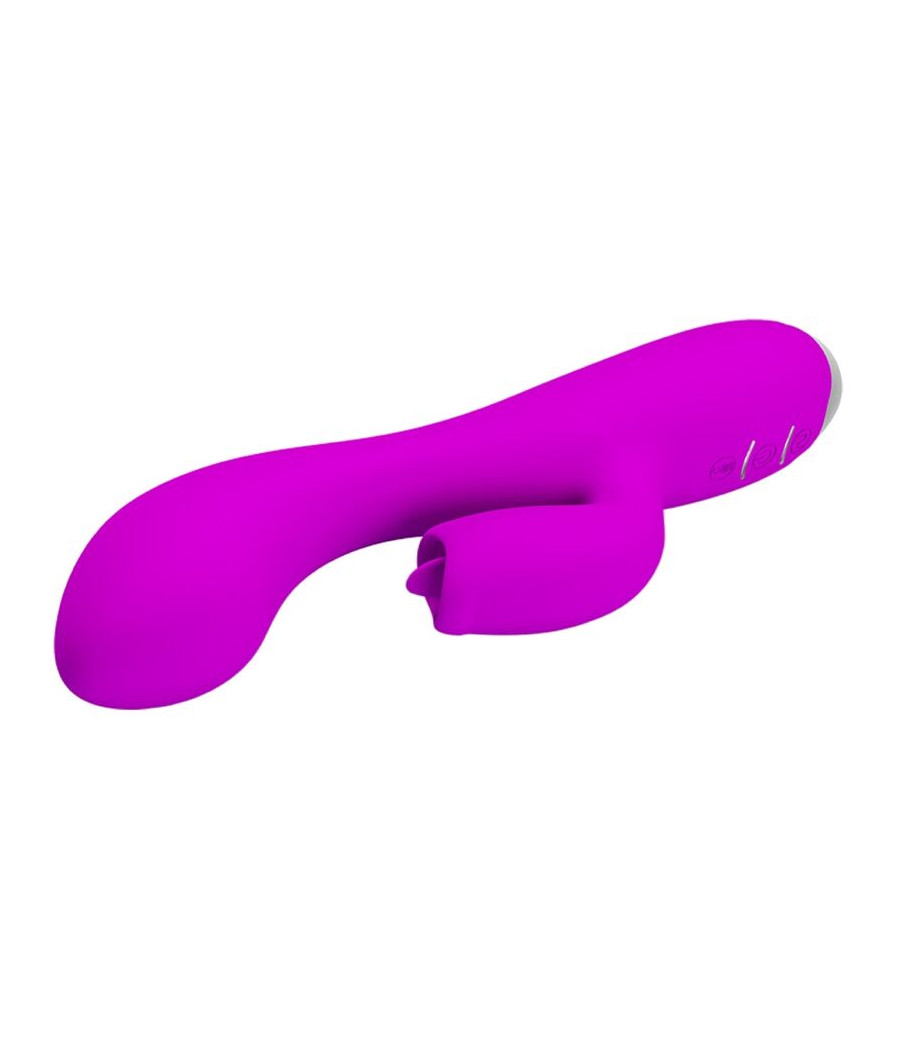PRETTY LOVE - GLORIA RECHARGEABLE RABBIT VIBRATOR-WATERPROOF PURPLE