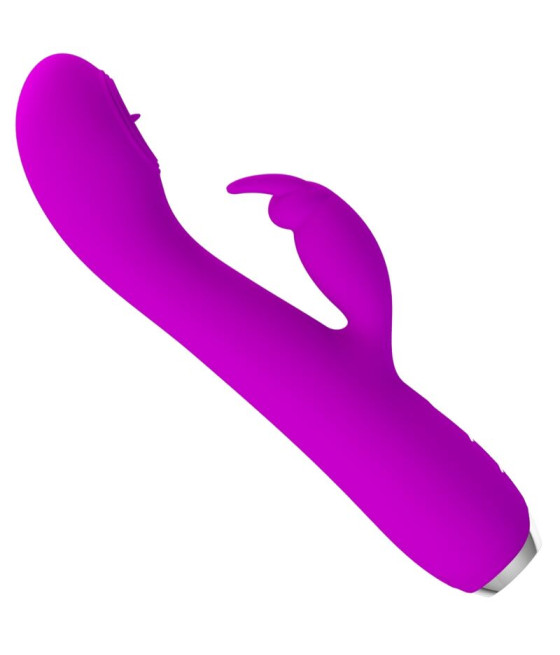PRETTY LOVE - RACHEL VIBRADOR RECARGABLE CON SUCCIONADOR MORADO