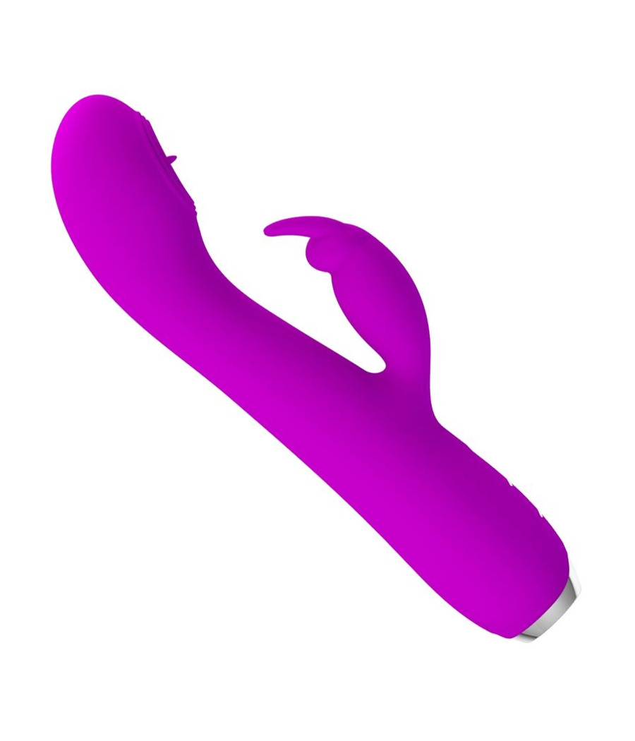PRETTY LOVE - VIBRATEUR RECHARGEABLE RACHEL AVEC VENTOUSE VIOLETTE