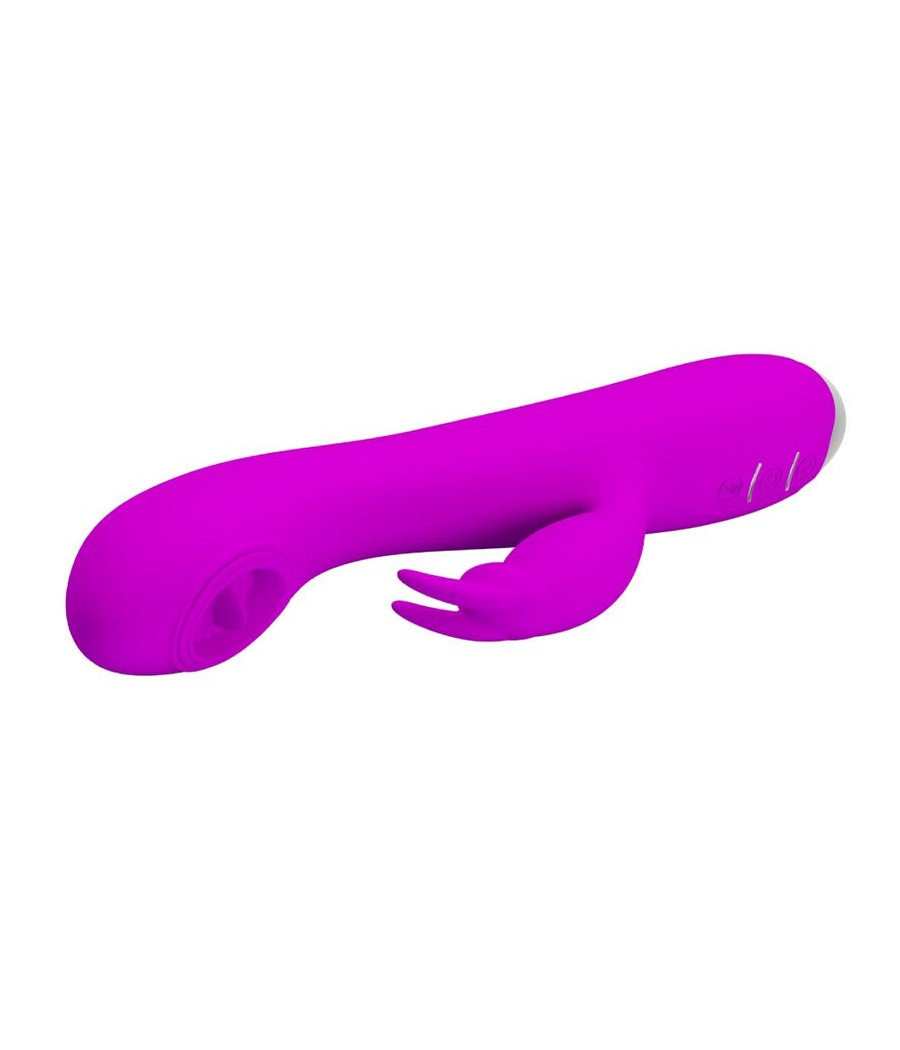 PRETTY LOVE - RACHEL VIBRADOR RECARGABLE CON SUCCIONADOR MORADO