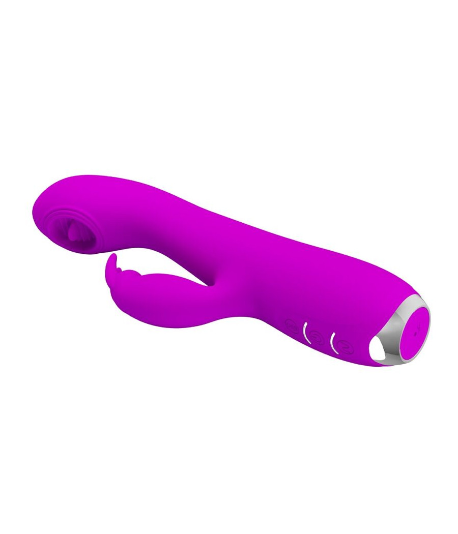 PRETTY LOVE - RACHEL WIEDERAUFLADBARER VIBRATOR MIT LILA SAUGNAPF