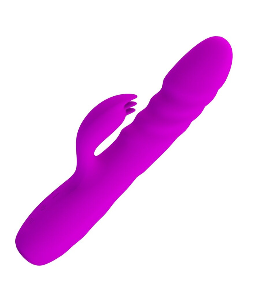 PRETTY LOVE - VIBRADOR DE COELHO RECARREGVEL MELANIE ROXO