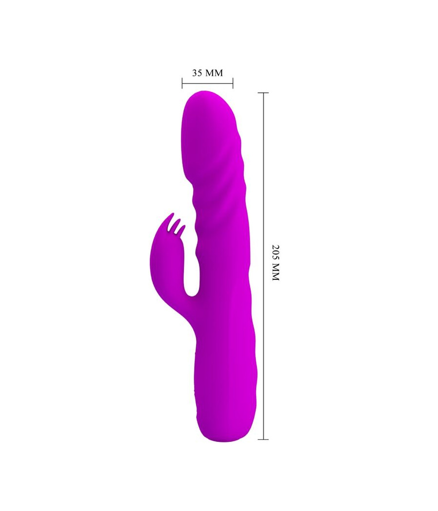 PRETTY LOVE - MELANIE VIBRADOR CONEJO RECARGABLE MORADO