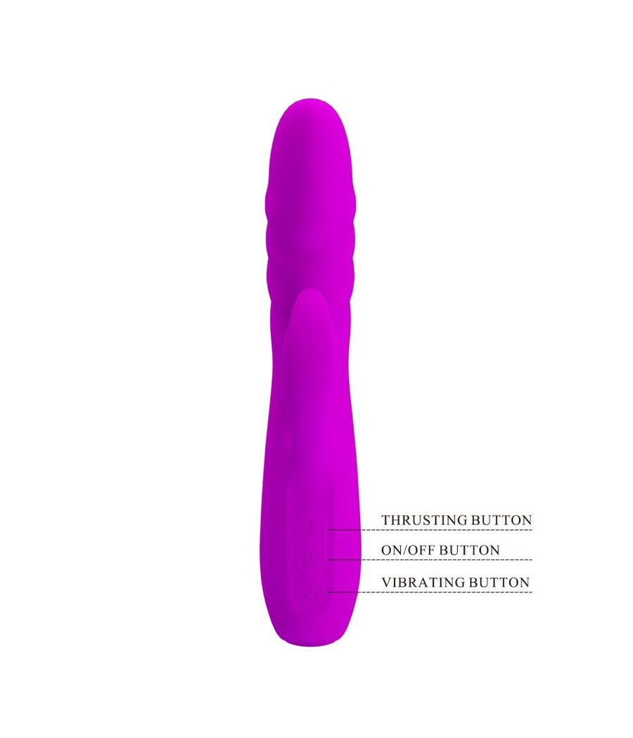 PRETTY LOVE - MELANIE PURPLE WIEDERAUFLADBARER KANINCHENVIBRATOR