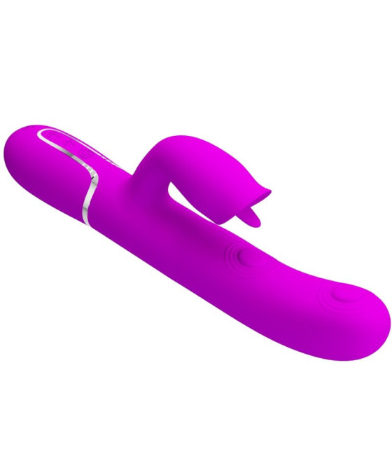 PRETTY LOVE - VIBRATORE CONIGLIO CON LICING FUCSIA