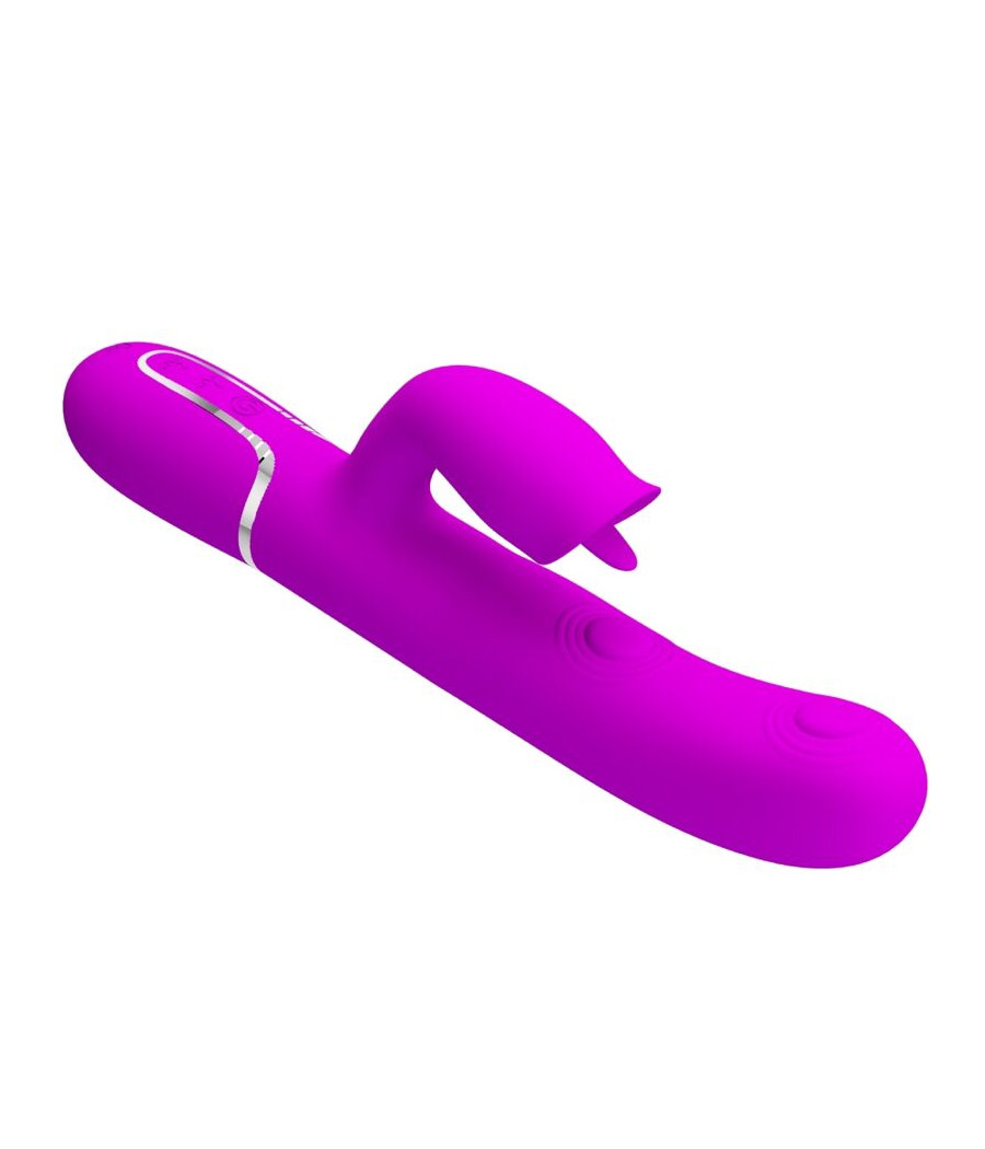 PRETTY LOVE - VIBRADOR RABBIT CON LICKING FUCSIA