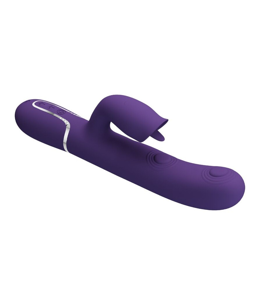PRETTY LOVE - KANINCHENVIBRATOR MIT LILA LECKEN