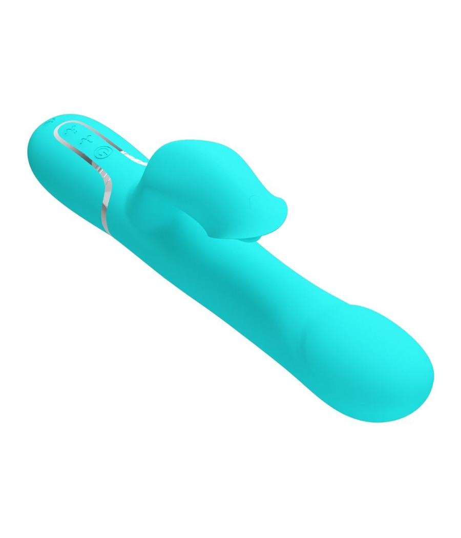 PRETTY LOVE - VIBRADOR COELHO PÉROLAS AQUA VERDE