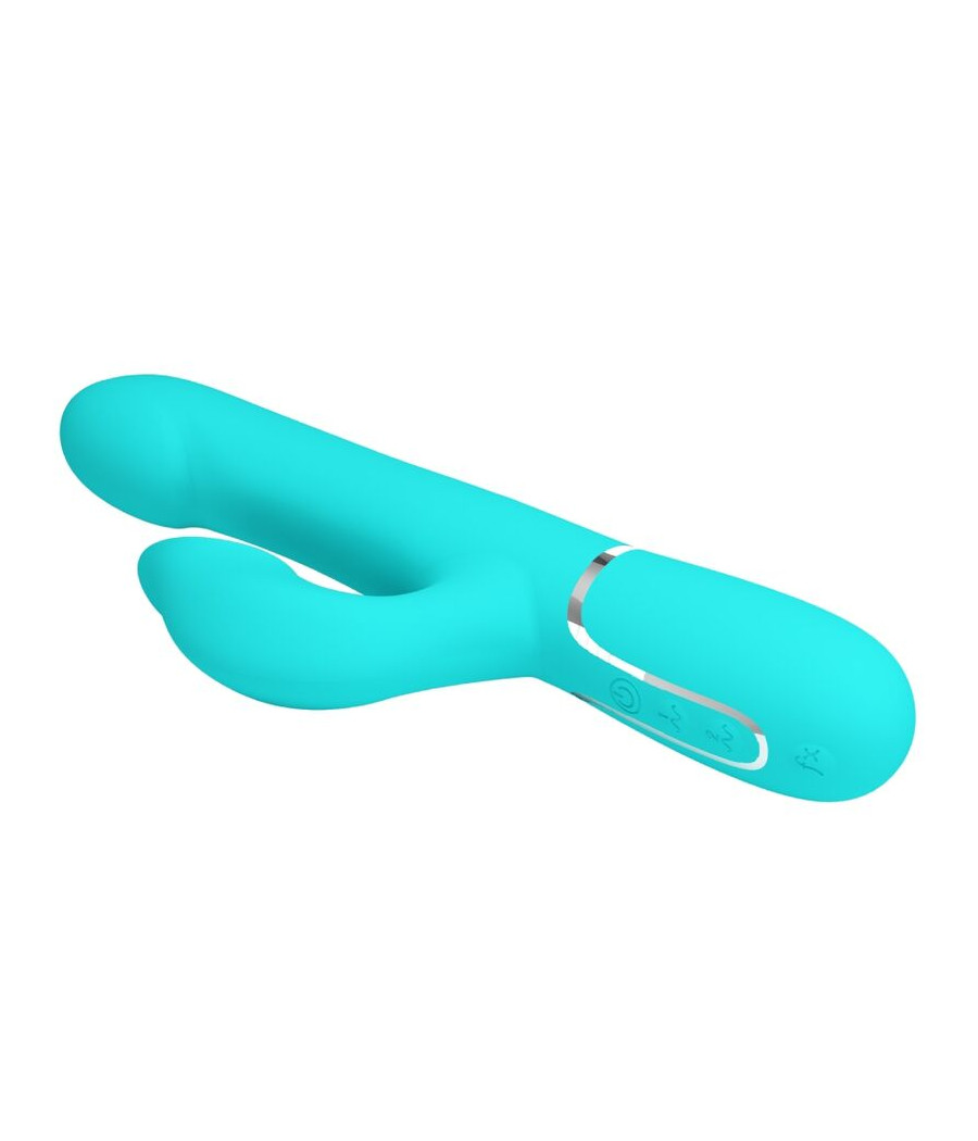 PRETTY LOVE - VIBRADOR COELHO PÉROLAS AQUA VERDE