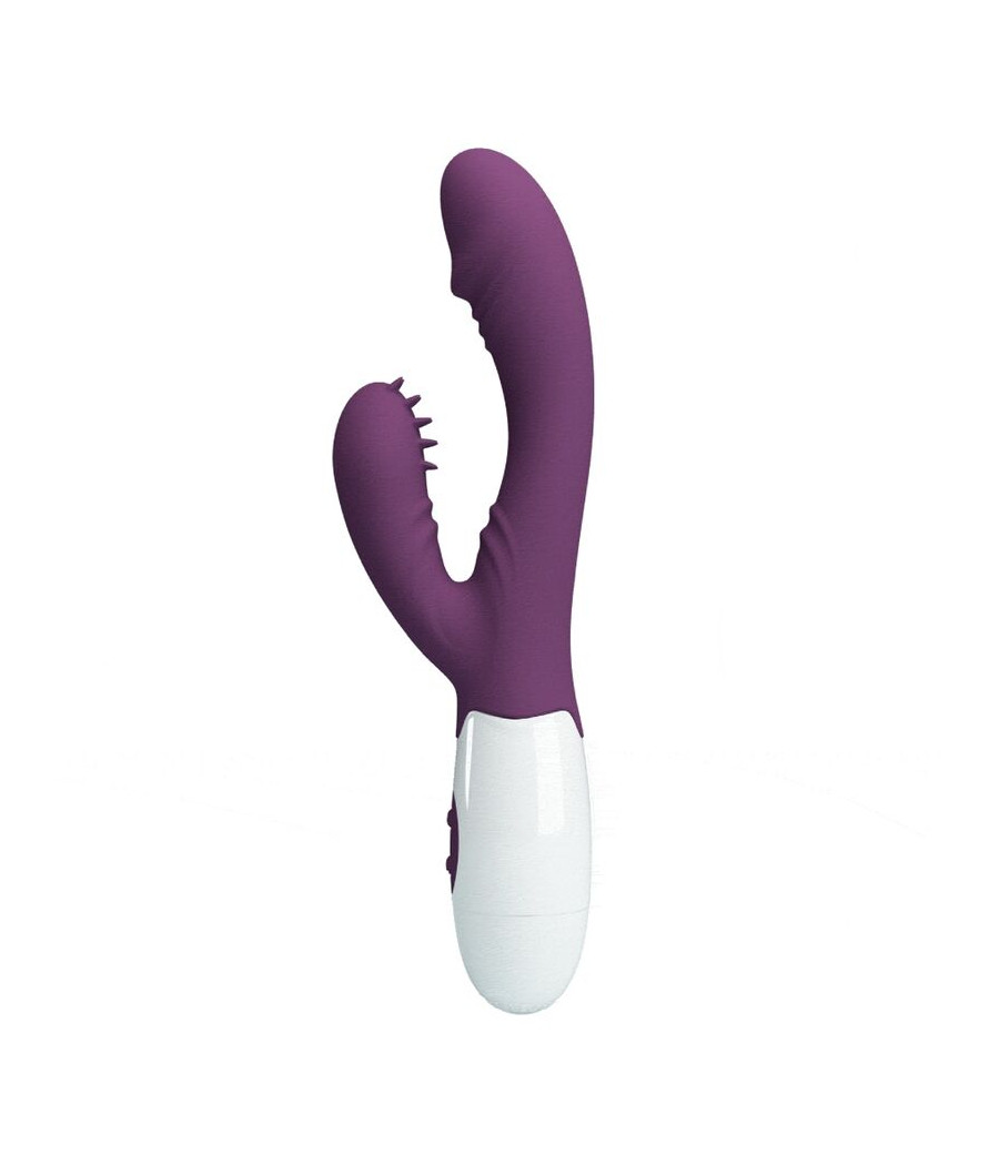 PRETTY LOVE - ANDRE VIBRATORE RABBIT E STIMOLATORE PUNTO G VIOLA