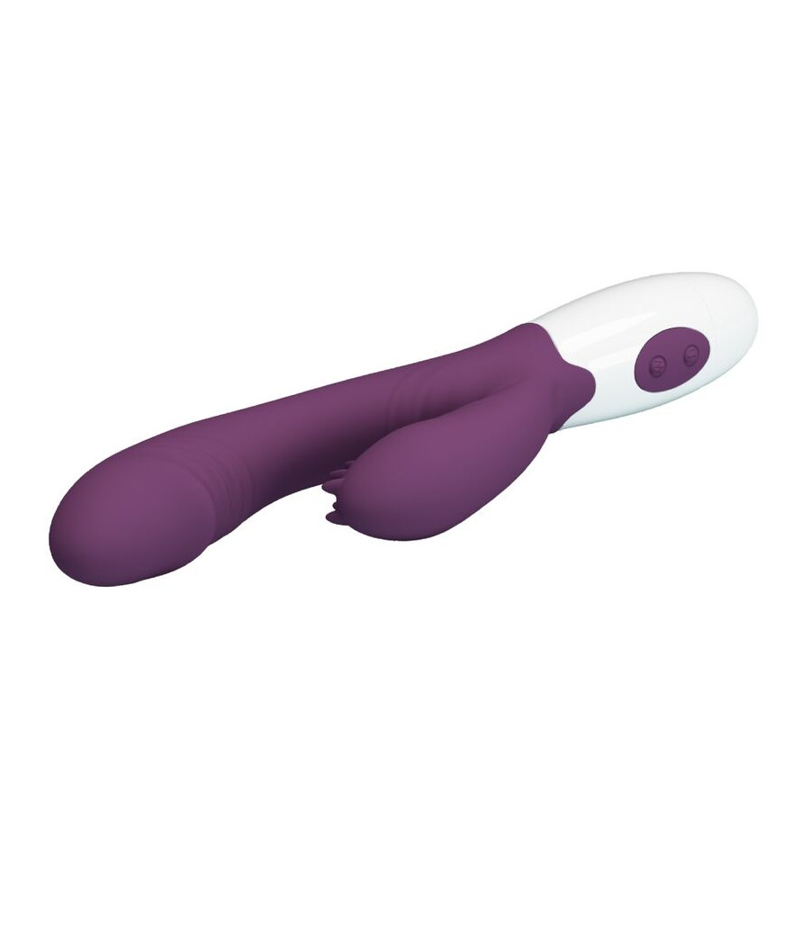 PRETTY LOVE - ANDRE VIBRATEUR RABBIT & STIMULATEUR DE POINT G VIOLET