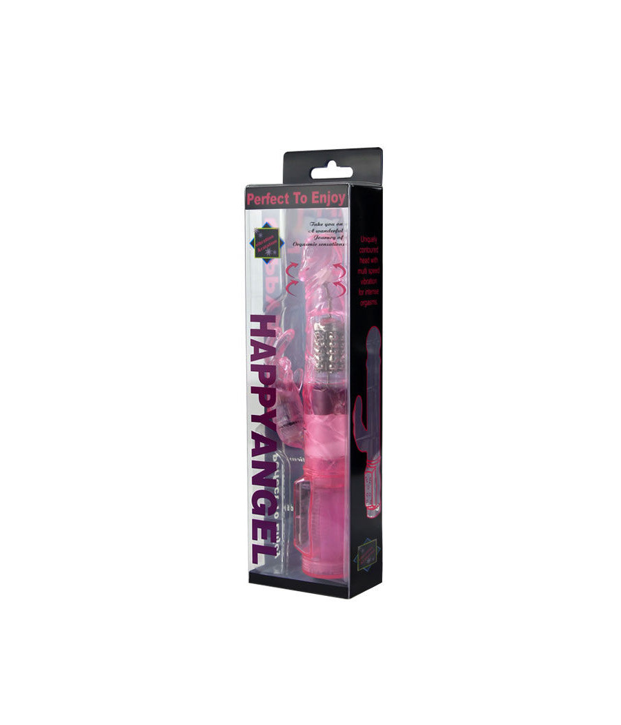 BAILE - MINI ROTATEUR LAPIN ROSE AVEC SUPERSTIMULATEUR