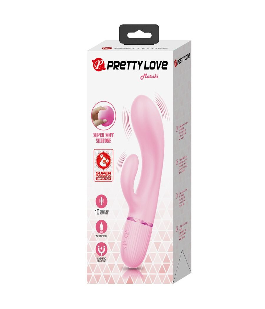 PRETTY LOVE - MARSKI RABBIT VIBRADOR E PONTO G ROSA