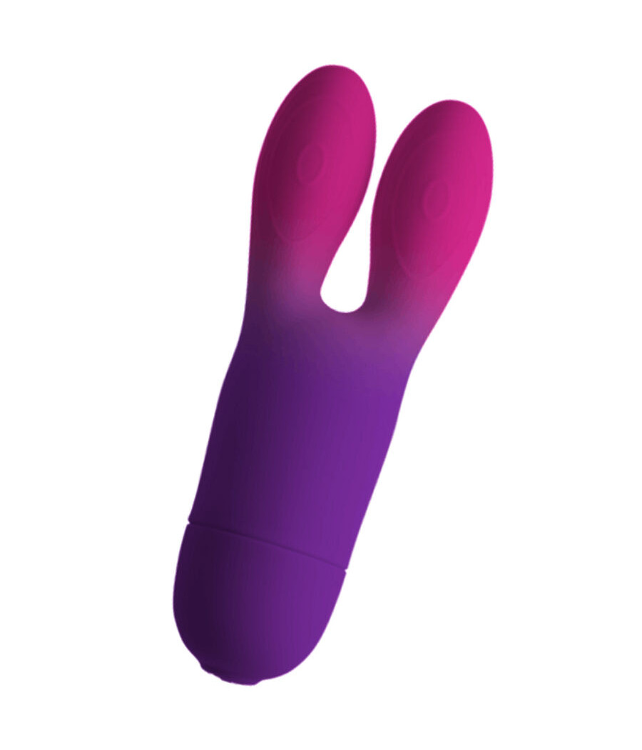 ROCKS-OFF - VIBRADOR FLEXÍVEL GLO-GIRL BUNNY ROXO