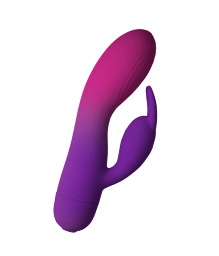 ROCKS- OFF - GLO- GIRL VIBRADOR RABBIT MORADO
