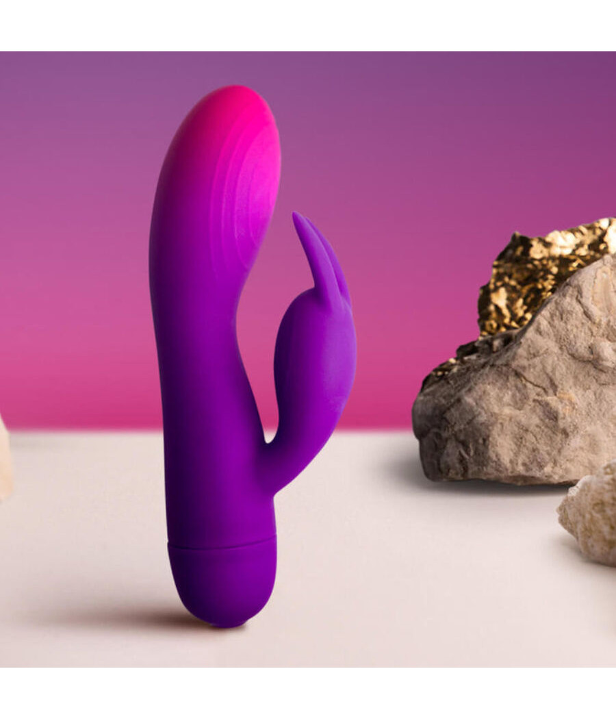 ROCKS- OFF - GLO- GIRL PURPLE RABBIT VIBRATOR