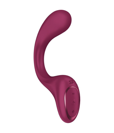 SATISFYER - G PER DEA 2 VIBRATORE CONIGLIO BOTTIGLIA BORDEAUX
