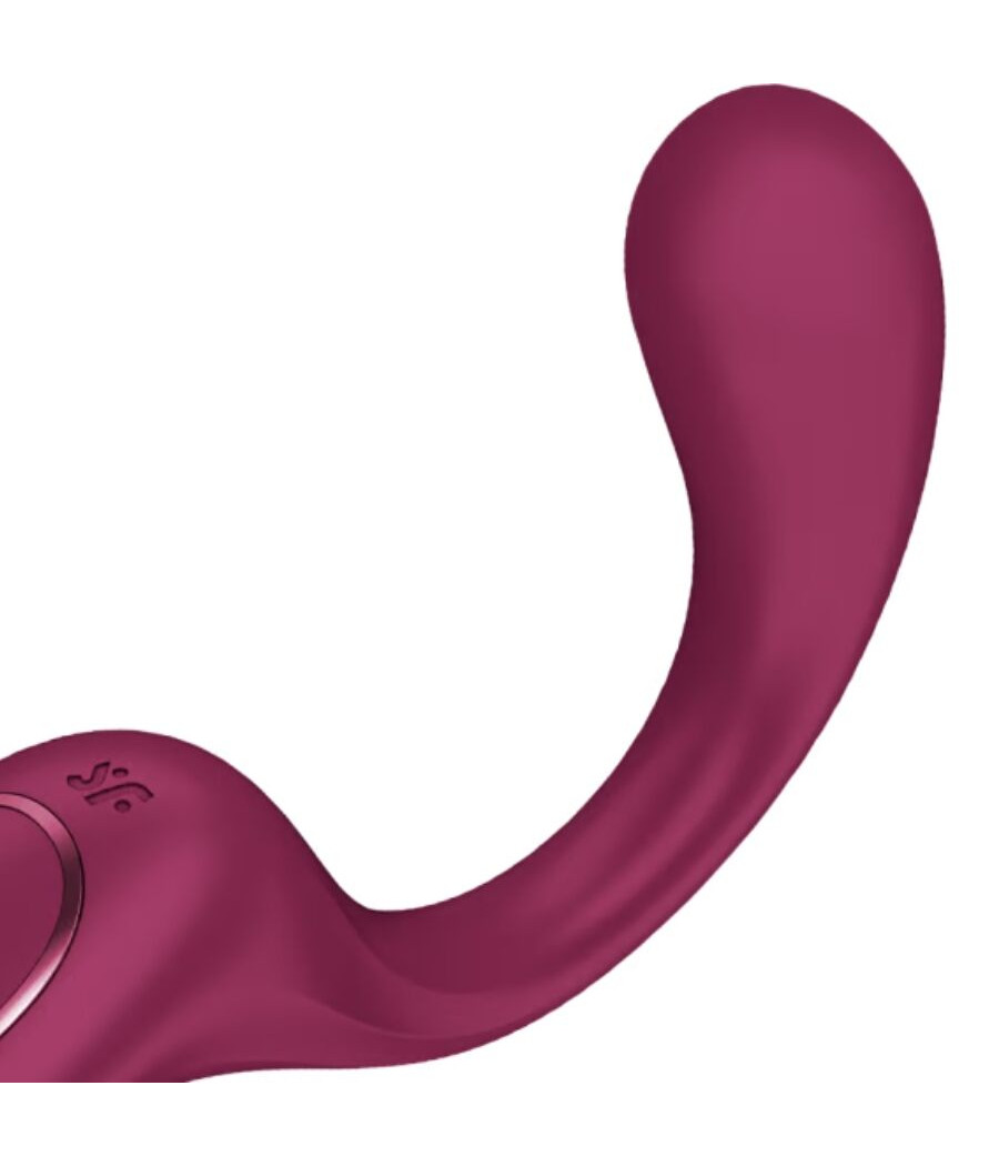 SATISFYER - G FOR GODDESS 2 BOUTEILLE VIBRATEUR LAPIN BORDEAUX