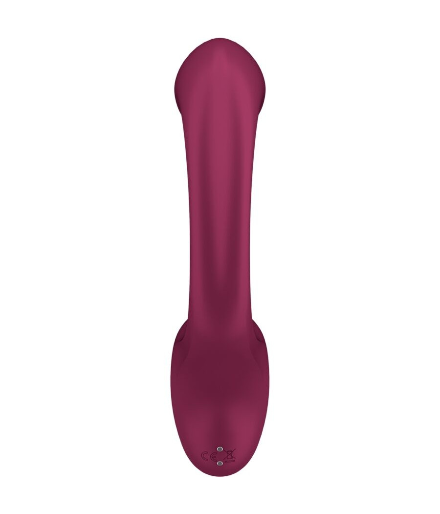 SATISFYER - G PER DEA 2 VIBRATORE CONIGLIO BOTTIGLIA BORDEAUX