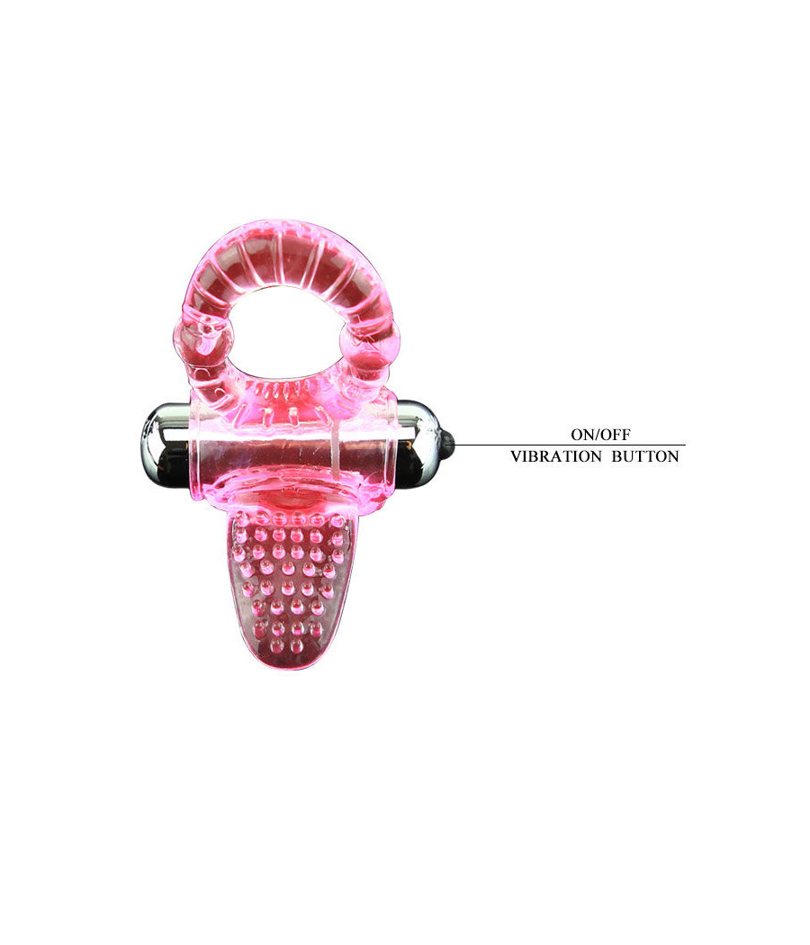 BAILE - ANELLO DOLCE ABS 10 RITMI ANELLO VIBRATORE PENE ROSA