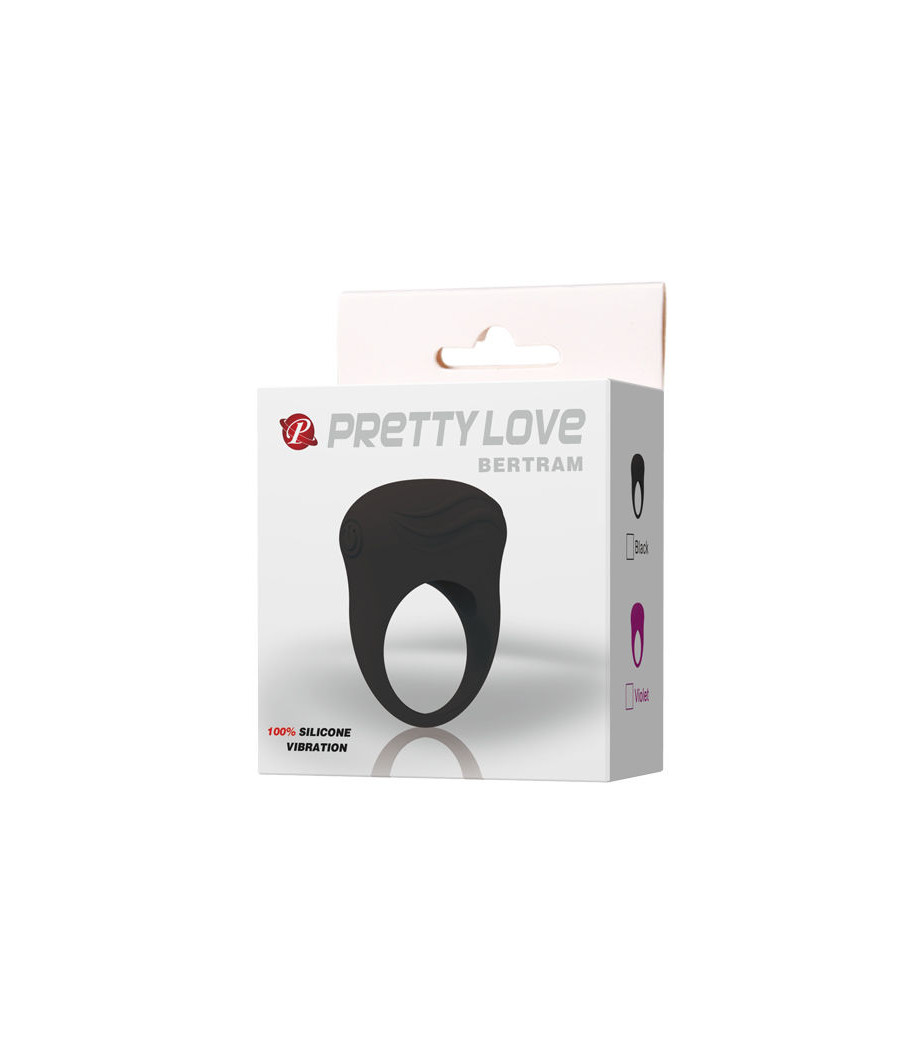 PRETTY LOVE - BERTRAM ANILLO VIBRADOR NEGRO