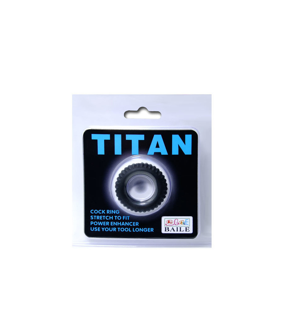 BAILE - TITAN COCKRING BLACK 1.9 CM