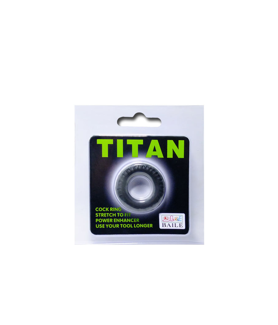 BAILE - TITAN COCKRING BLACK GREEN 2 CM