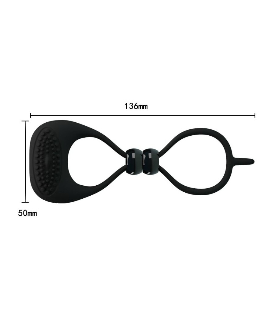 PRETTY LOVE - ANILLO DOBLE PARA PENE Y TESTÍCULOS