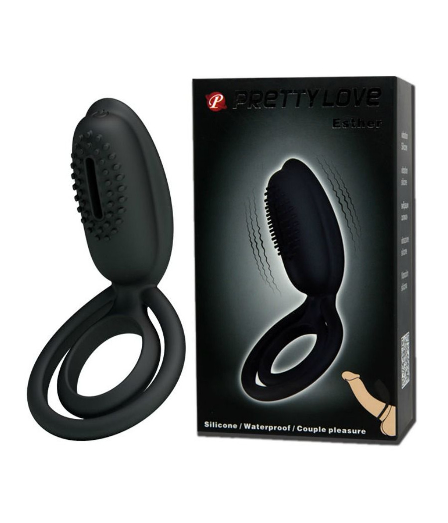 PRETTY LOVE - ESTHER ANILLO VIBRADOR CON ESTIMULADOR