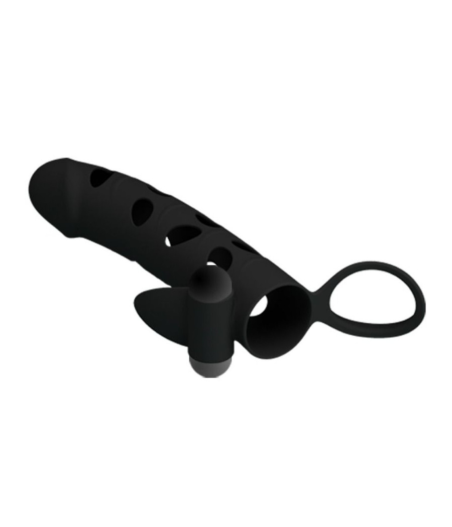 PRETTY LOVE - FUNDA SILICONA CON VIBRACIÓN 15.2 CM