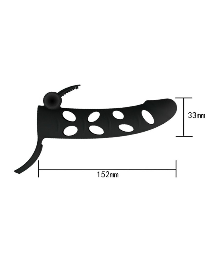 PRETTY LOVE - SILICONE COVER WITH VIBRATION 15.2 CM