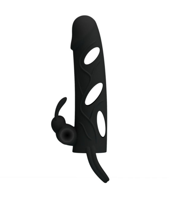 PRETTY LOVE - CAPA DE SILICONE COM VIBRAO 14 CM 1.0