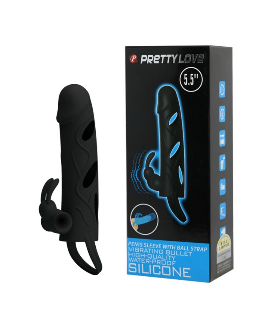 PRETTY LOVE - SILIKONHÜLLE MIT VIBRATION 14 CM 1.0